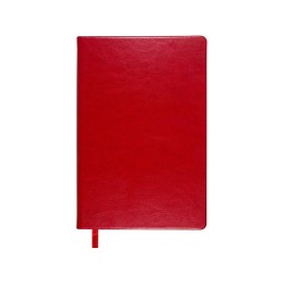 Ежедневник недатированный А5 "Megapolis Nebraska", красный с золотым обрезом