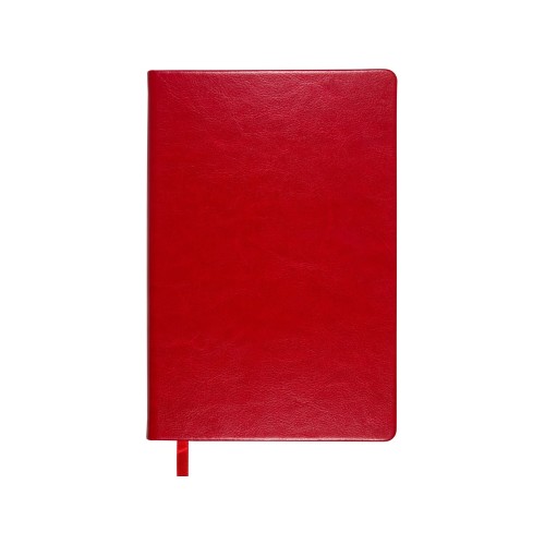 Ежедневник недатированный А5 "Megapolis Nebraska", красный с золотым обрезом