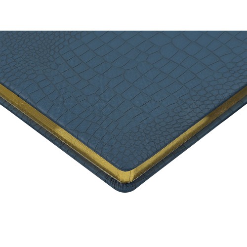 Ежедневник недатированный А5 "Amazonia", синий с золотым обрезом