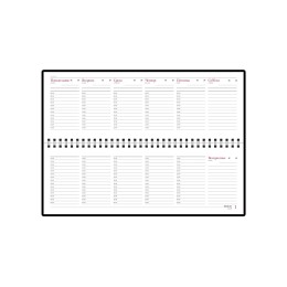 Планинг недатированный «Sidney Nebraska», зеленый