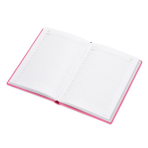 Ежедневник недатированный А6+ «Velvet», темно-розовый