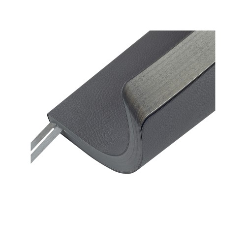 Ежедневник недатированный А5 "Megapolis Nappa Flex", графитовый серый