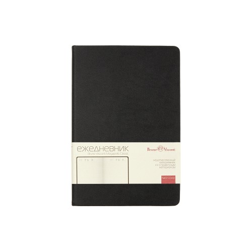 Ежедневник недатированный А5 "Megapolis Classic", черный