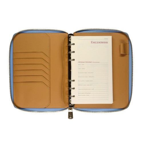 ЕЖЕДНЕВНИК недатированный А5- "RIVIERA. ZEFIR" (ГОЛУБОЙ ЗЕФИР)