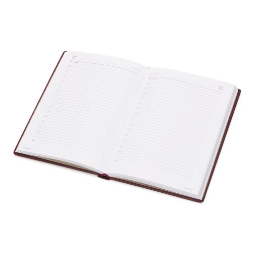 Ежедневник недатированный А5 «Velvet», бордовый