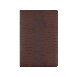 Ежедневник недатированный А5 "Amazonia", коричневый с золотым обрезом