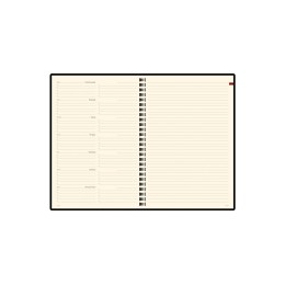 Еженедельник недатированный А5 «Concept», красный (Р)