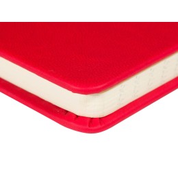 Ежедневник недатированный А5 "Megapolis Velvet New", красный