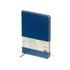 Ежедневник недатированный А5 «Megapolis», синий (серебряный обрез)