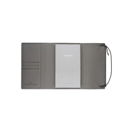 Ежедневник недатированный  А5- "Dolce Vita" (темно-серый)