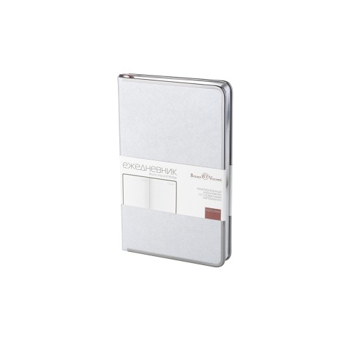 Ежедневник А5 недатированный «Bridge», серебристый