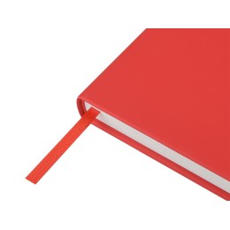 Ежедневник с каменной бумагой недатированный А5 "Carrara", красный