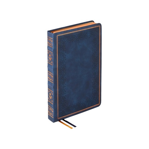 Ежедневник недатированный А5 "Royal", синий с бронзовым срезом