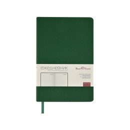 Ежедневник А5 "Megapolis Color New" soft-touch, зеленый