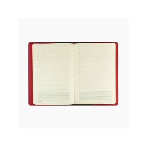 Ежедневник недатированный А5  "Oxford", бордовый