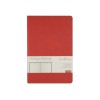 Ежедневник А5 недатированный «Megapolis Velvet Flex», ярко-бордовый