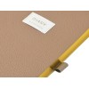Ежедневник недатированный А5 "Total beige" с нашивкой, бежевый