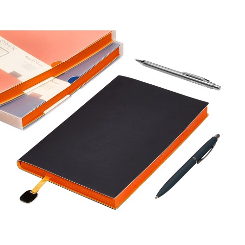 Ежедневник А5 недатированный «Mercury», темно-синий Navy