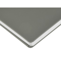 Ежедневник с каменной бумагой недатированный А5 "Carrara", серый