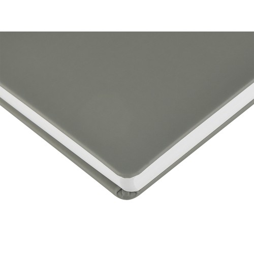 Ежедневник с каменной бумагой недатированный А5 "Carrara", серый