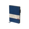 Ежедневник недатированный А5 «Boston», синий (серый обрез)