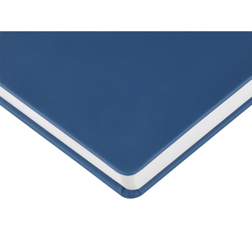 Ежедневник с каменной бумагой недатированный А5 "Carrara", темно-синий