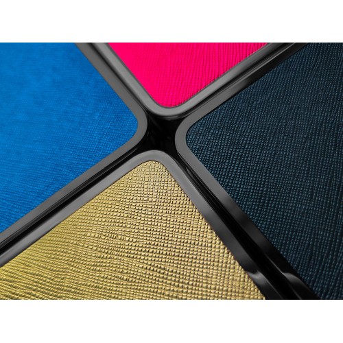 Ежедневник А5 недатированный «Bridge», черный/серебристый