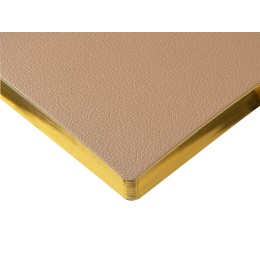 Ежедневник недатированный А5 "Total beige" с нашивкой, бежевый