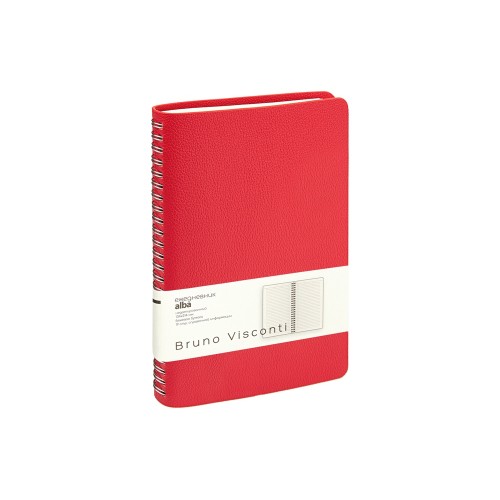 Ежедневник недатированный А5 "Alba", красный