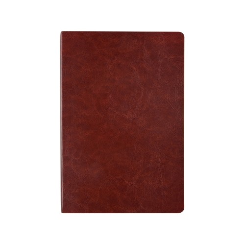 Ежедневник недатированный А5 "Megapolis Nebraska Flex", коричневый с золотым обрезом