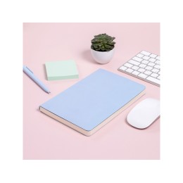 Ежедневник А5 недатированный «Megapolis Velvet Flex», зефирный голубой