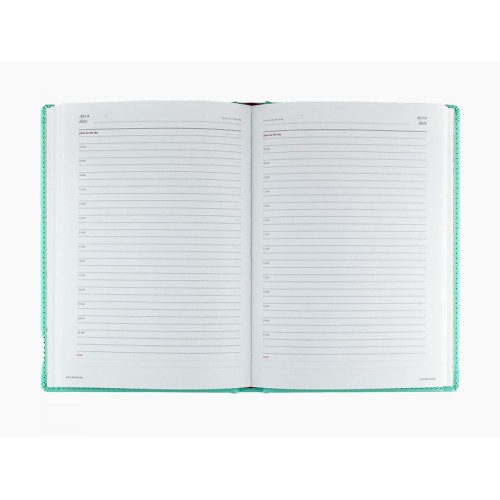 Ежедневник недатированный А5 «Velvet», зефирный мятный (Р)
