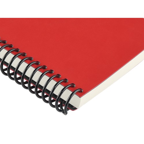 Ежедневник недатированный на спирали А5 "Agenda", красный (Р)