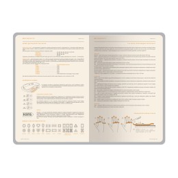 Ежедневник недатированный А5 "Boston", черный (бирюзовый обрез)