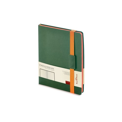 Ежедневник В5 недатированный «Leggenda», зеленый