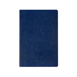 Ежедневник недатированный А5 "Megapolis Nebraska Flex", синий с серебристым обрезом