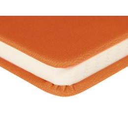 Ежедневник недатированный А5 "Megapolis Velvet New", оранжевый