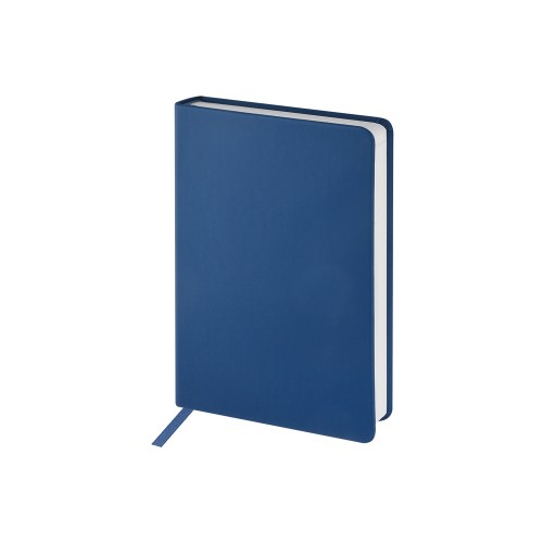 Ежедневник с каменной бумагой недатированный А5 "Carrara", темно-синий