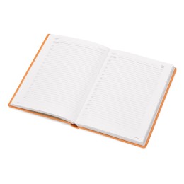 Ежедневник недатированный А5 «Velvet», оранжевый