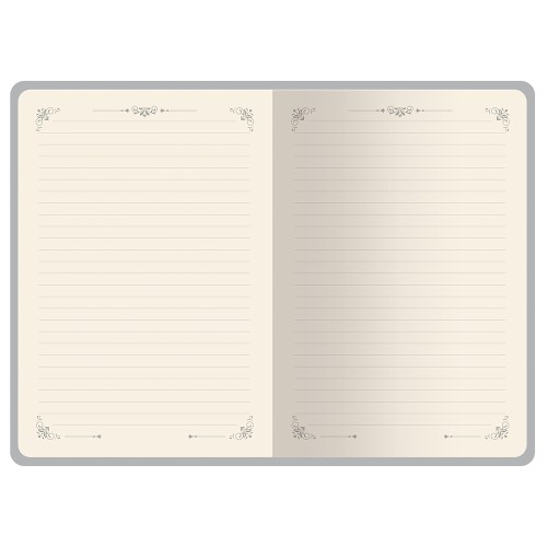 Ежедневник недатированный А5 "Royal", красный с бронзовым срезом