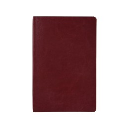 Ежедневник недатированный А5 "Megapolis Nebraska Flex", бордовый с золотым обрезом