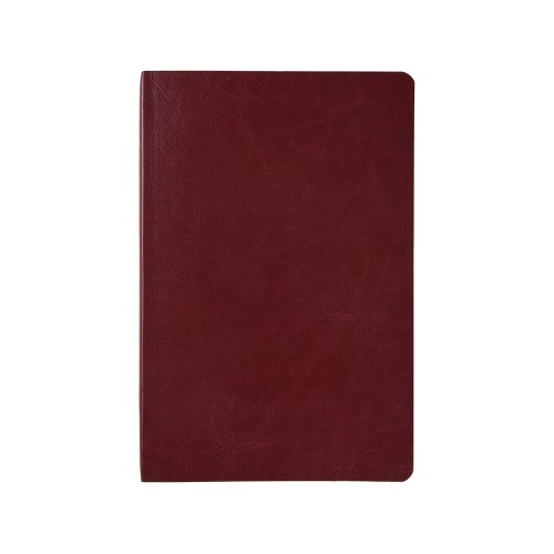 Ежедневник недатированный А5 "Megapolis Nebraska Flex", бордовый с золотым обрезом