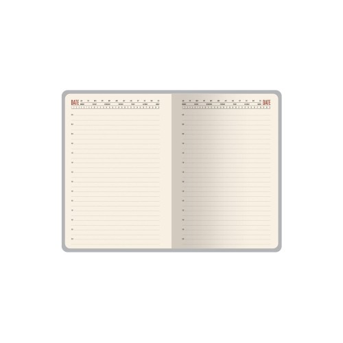 Ежедневник недатированный  А5 "LONDON" красный/темно-серый