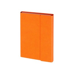 Ежедневник недатированный с магнитным клапаном А5 "Venezia", оранжевый