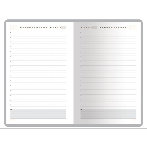 Ежедневник А5 недатированный «Mercury», черный