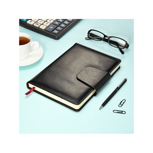 Ежедневник А5 недатированный «Prestige», черный