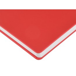 Ежедневник с каменной бумагой недатированный А5 "Carrara", красный