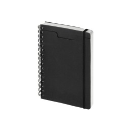 Ежедневник недатированный на гребне А5 "Pragmatic", черный