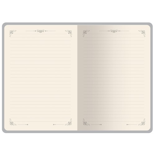 Ежедневник недатированный А5 "Royal", черный с бронзовым срезом