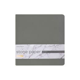 Еженедельник с каменной бумагой А5+ "Carrara", серый